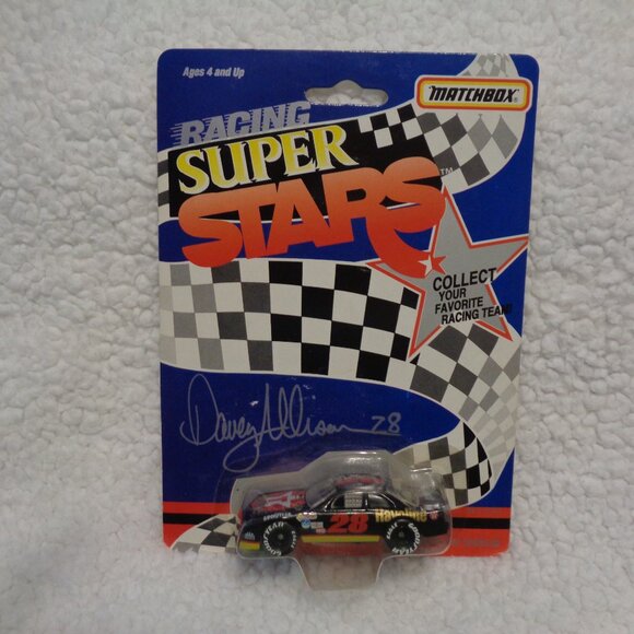 Davey Allison #28 Havoline Matchbox Super Stars 1/64 Diecast Nascar Car - Picture 6 of 9